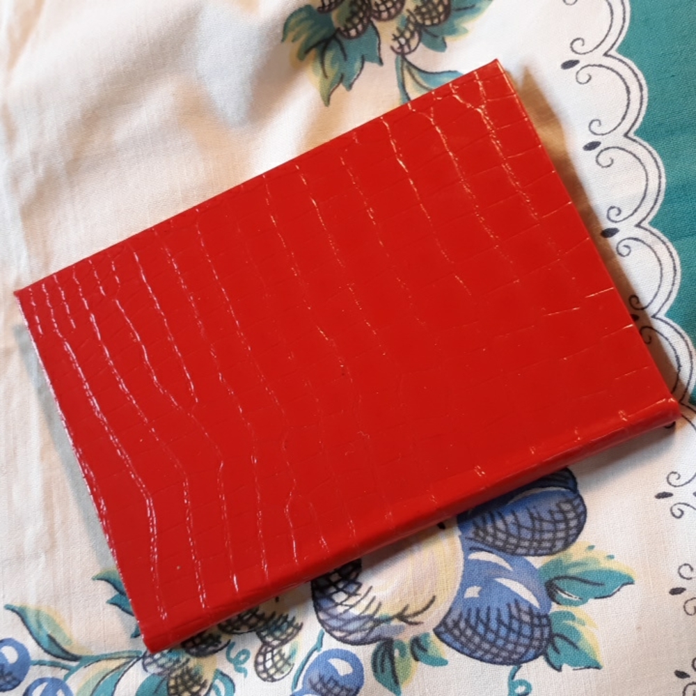 Vintage Croco Embossed Phone Number Book